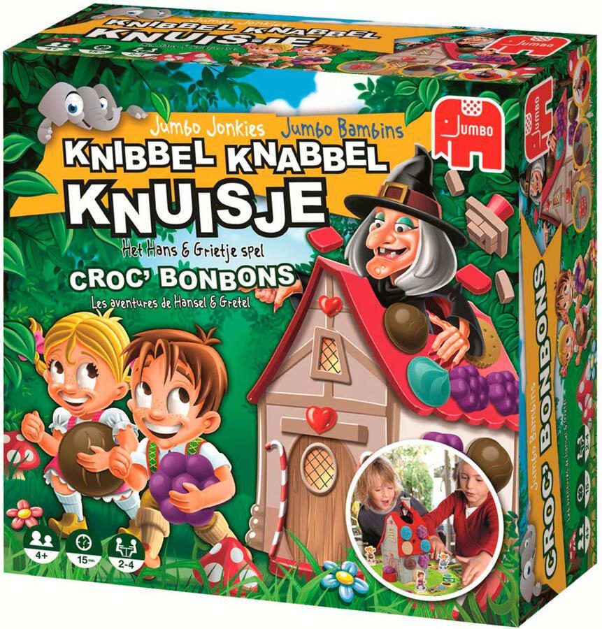 Jumbo Knibbel Knabbel Knuisje Nederlands Franstalig Bordspel - Foto 3