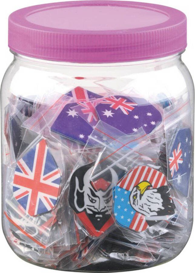 Karella Dart flights grote pot (300st.) Dart flights grote pot (300st.)