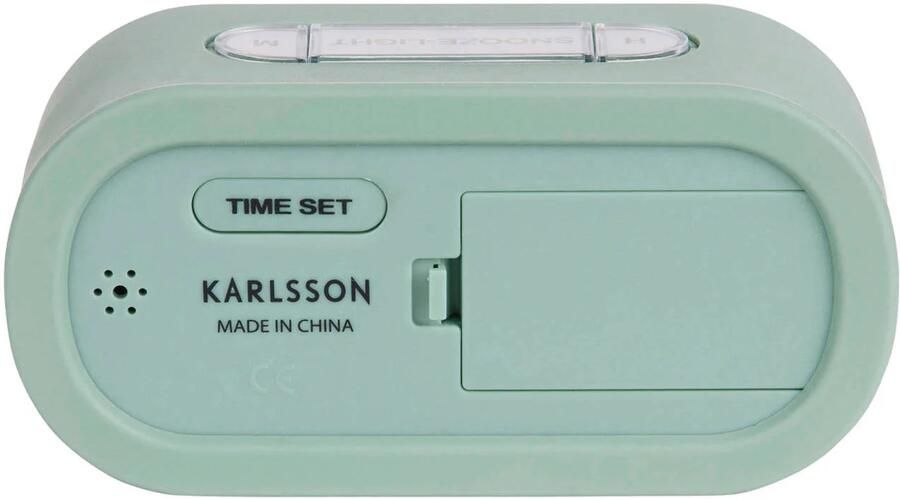 Karlsson Gummy Alarmklok Silicoon 14x7x5cm Groen - Foto 2