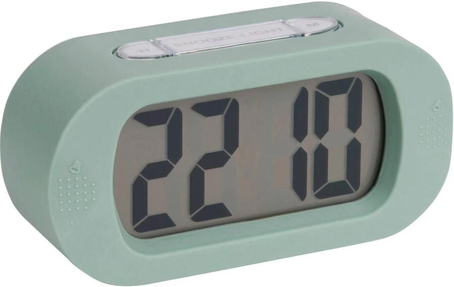 Karlsson Gummy Alarmklok Silicoon 14x7x5cm Groen