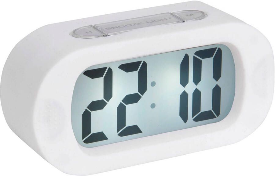 Karlsson Gummy Alarmklok Silicoon 14x7x5cm Wit - Foto 2