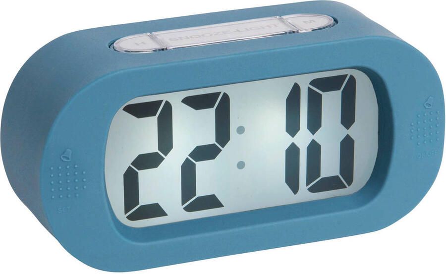 Karlsson Gummy Alarmklok Silicoon 14x7x5cm Blauw - Foto 3
