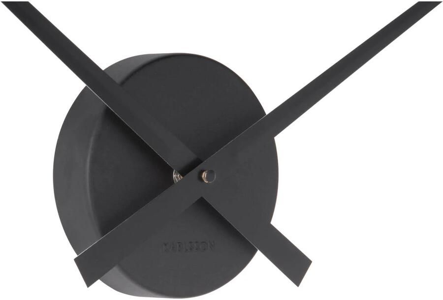 Karlsson Wandklok Little Big Time Mini alu Zwart Ø44cm - Foto 3