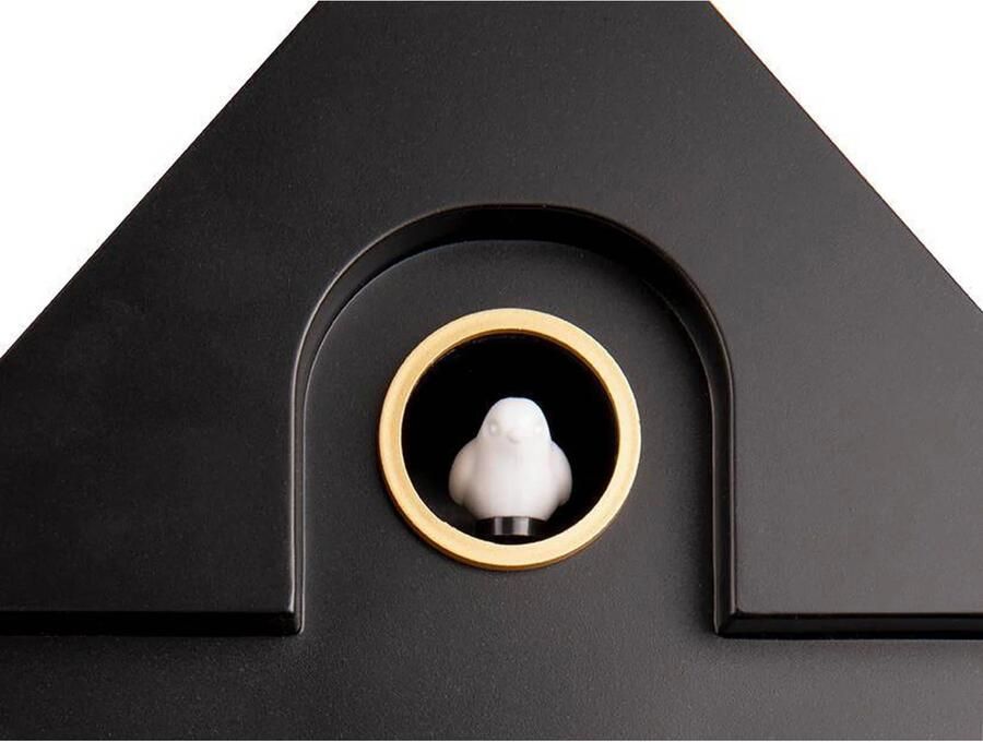 Karlsson Cuckoo Wandklok Kunststof (ABS) 41x8 5x21 5cm Zwart - Foto 2