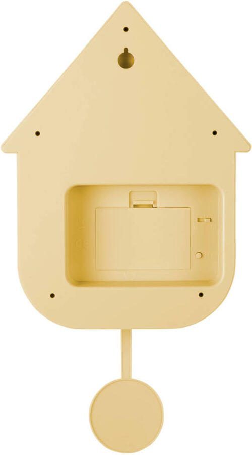 Karlsson Wandklok Modern Cuckoo Geel 21 5x8 5x41cm Wandklok Modern - Foto 4