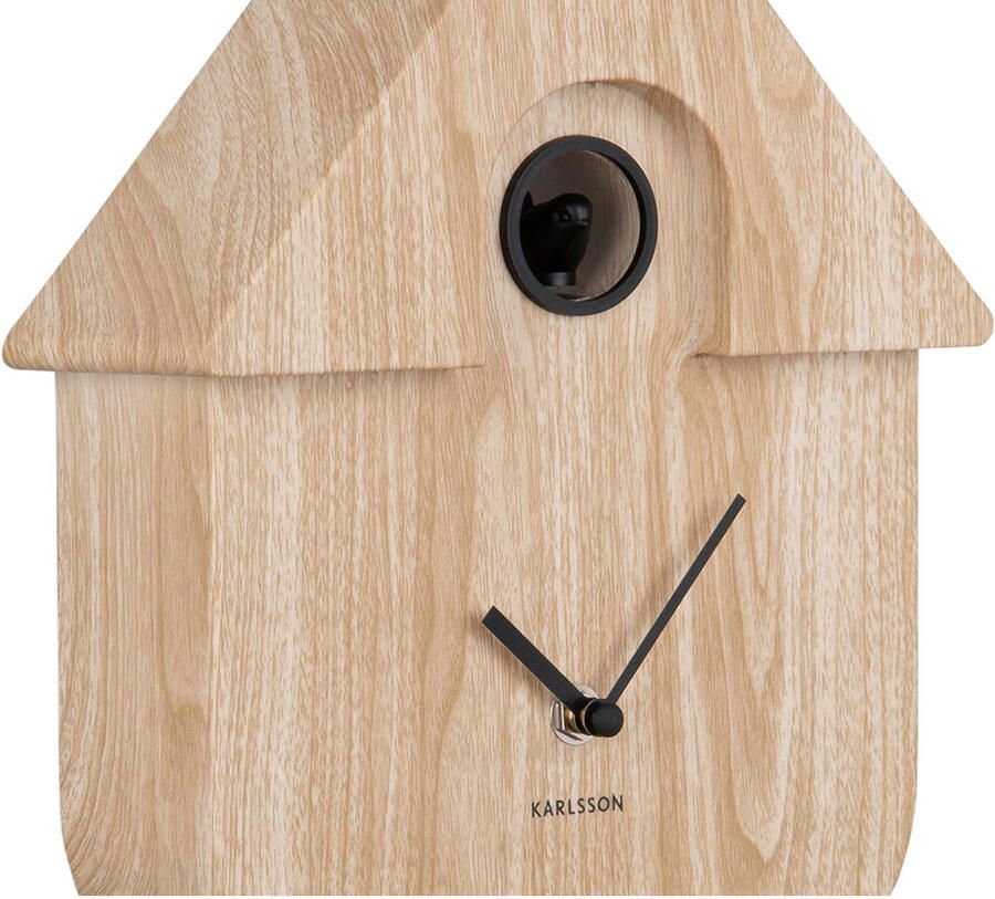Karlsson Wandklok Modern Cuckoo Naturel 8.5x21.5x41cm Wandklok Modern - Foto 3