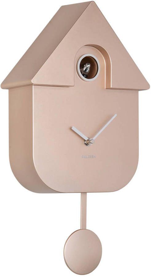 Karlsson Wall Clock Modern Cuckoo Metallic