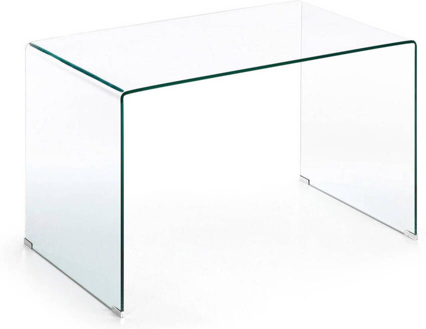 Kave Home Glazen Bureau Burano 125 x 70 cm Transparant - Foto 5