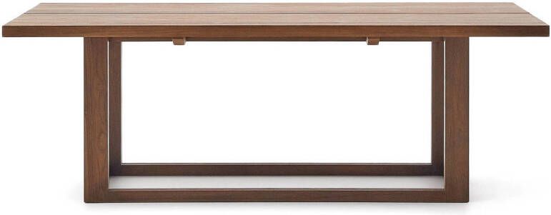 Kave Home Eettafel Sashi Teakhout 220 x 100cm Bruin