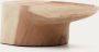 Kave Home Mosi-salontafel met poot van massief munggurhout Ø 90 x 50 cm - Thumbnail 3