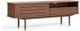 Kave Home Carolin TV-meubel in walnotenhoutfineer met één deur en lade 180 x 63 5 cm - Thumbnail 2
