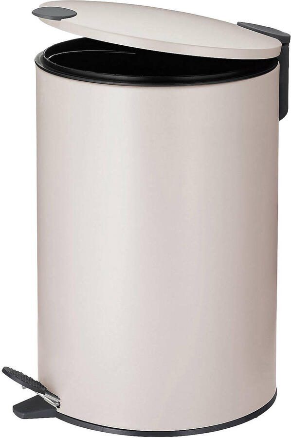 Kela Pedaal Afvalemmer 12 L Beige | Mats