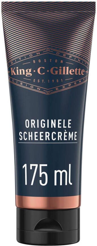 King C. Gillette originele scheercrème 175 ml