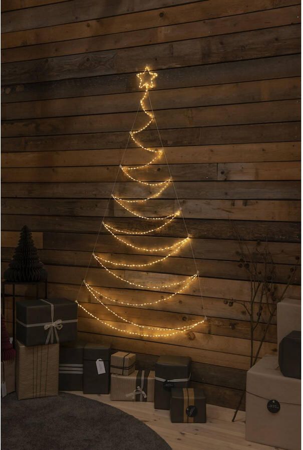 KONSTSMIDE Decoratieve ledverlichting LED metalen kerstboom wit 420 amberkleurige diodes (1 stuk)