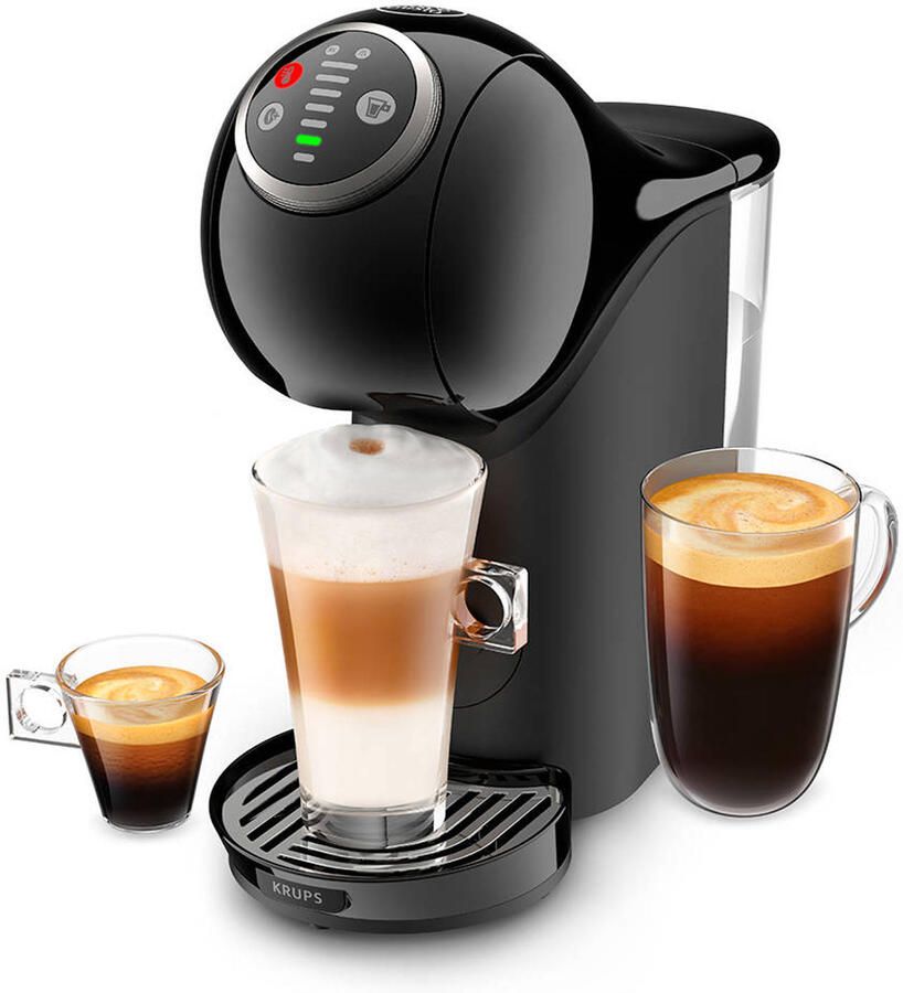 Nescafé Dolce Gusto Koffiecapsulemachine KP3408 Genio S Plus compacte koffiecapsulemachine met boost-technologie en temperatuurkeuze automatische uitschakeling xl-functie 0 8 liter waterreservoir