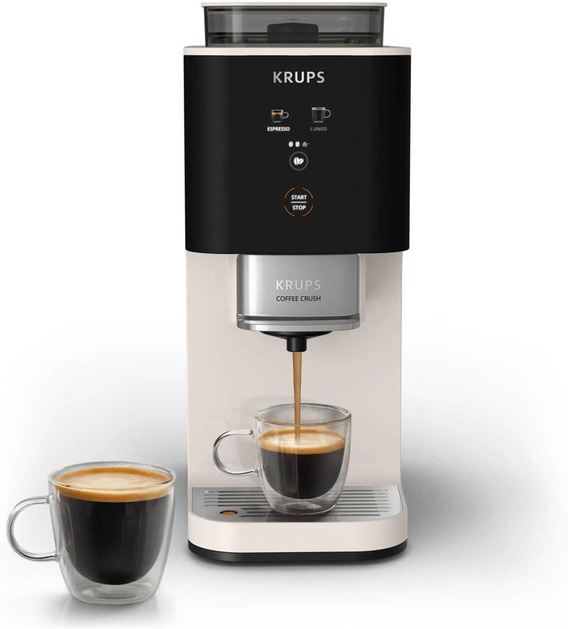 Krups Coffee Crush SA4001 volautomatische espressomachine ivoor
