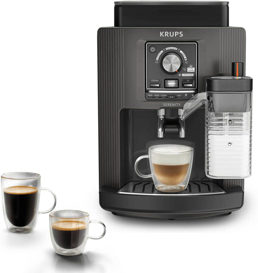 Krups volautomatische koffiemachine Serenity Milk EA402H