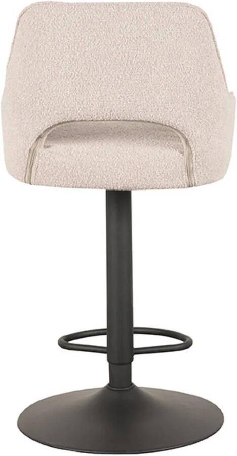 LABEL51 Draaibare Barkruk Fer Bouclé Naturel (zithoogte 64-84cm)