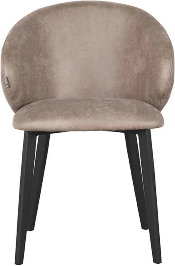 LABEL51 Logan Eetkamerstoel Naturel Micro Suede - Foto 3