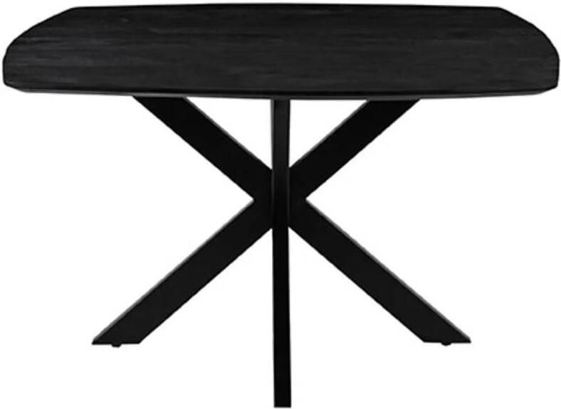 LABEL51 Eettafel Blake Mangohout 140 x 140cm Zwart