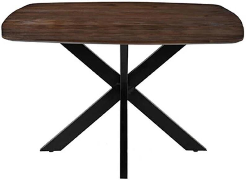 LABEL51 Eettafel Blake Mangohout 140 x 140cm Espresso