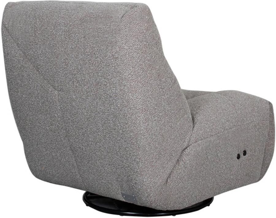 LABEL51 Draaifauteuil Relax & Recharge Bouclé Grijs