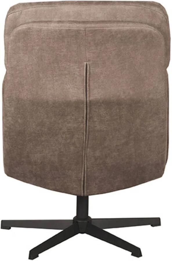 LABEL51 | Fauteuil Alvar Taupe Boucle Incl. Ottoman | Zitmeubels woonkamer | Fauteuil - Foto 2