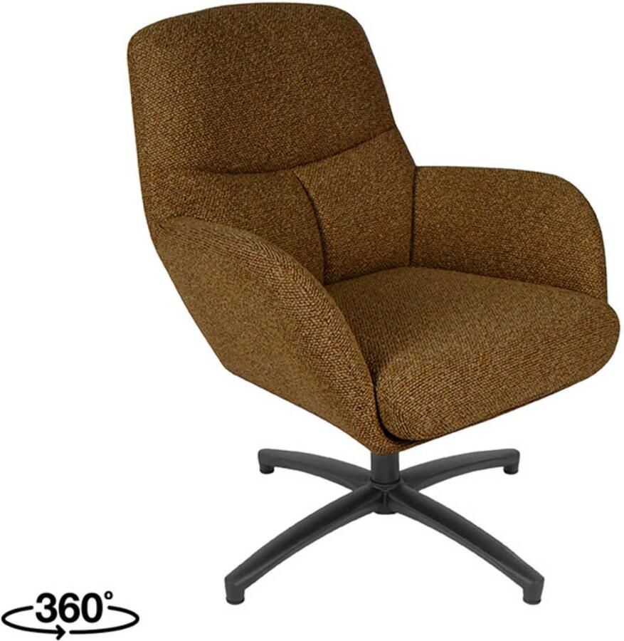 LABEL51 | Fauteuil Chill Zone Coral Boucle | Zitmeubels woonkamer | Draaifauteuil