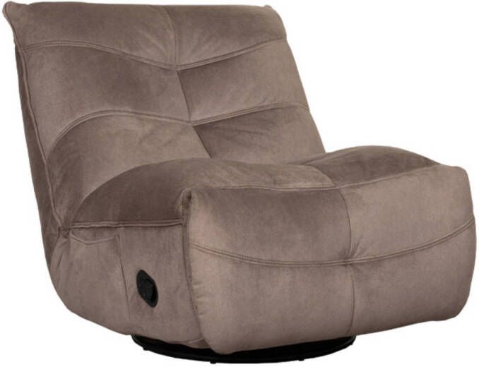 LABEL51 | Fauteuil Take It Easy Taupe Cosmo | Zitmeubels woonkamer | Draaifauteuil - Foto 2