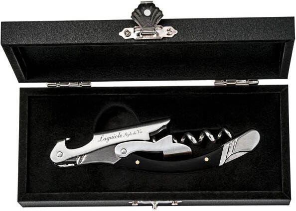 Laguiole Style de Vie Kurkentrekker In giftbox Zwart ebbenhout - Foto 3