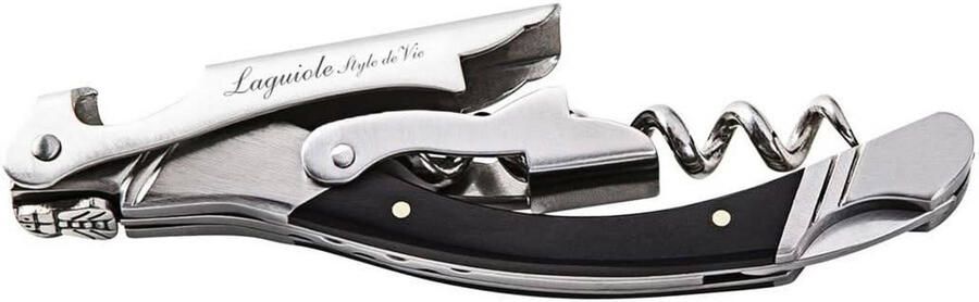 Laguiole Style de Vie Kurkentrekker In giftbox Zwart ebbenhout - Foto 4