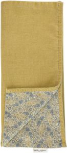 Laura Ashley Tafelloper Oil Geel Dubbelzijdig Uni Daniela 40x150cm
