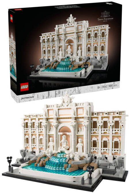 LEGO Architecture Trevifontein model Italiaanse bezienswaardigheid souvenir uit Rome 21062