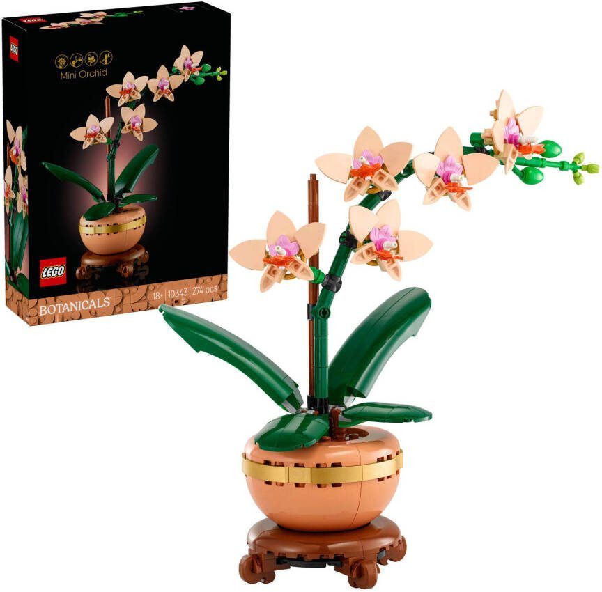 LEGO Botanical Collection Miniorchidee plantencadeau 10343