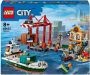 LEGO City Haven met vrachtschip Boot Speelgoed voor Kinderen 60422 - Thumbnail 2