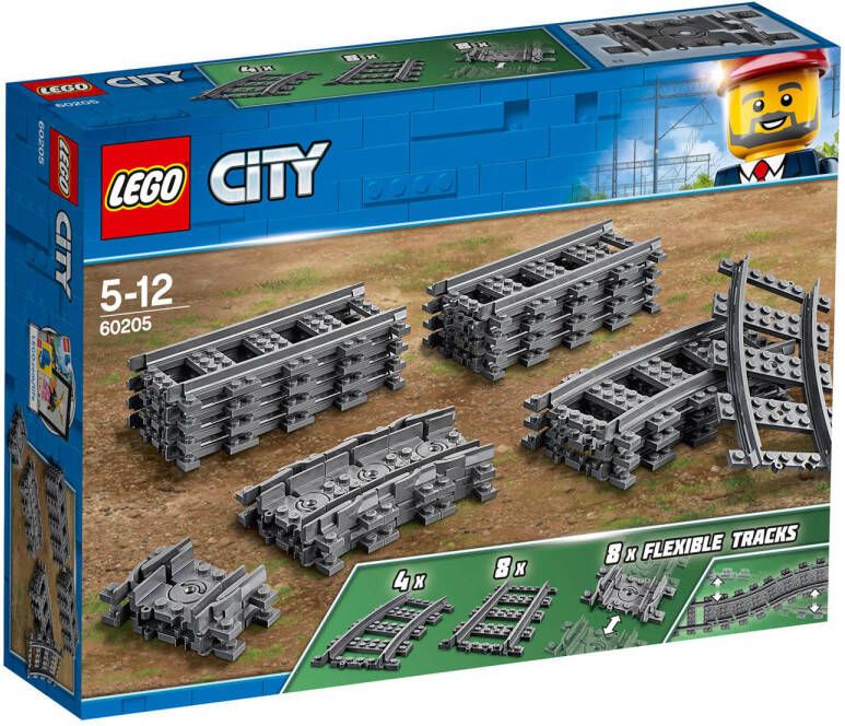 LEGO City Trein rails 60205