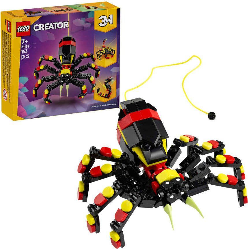 LEGO Creator 3in1 Wilde dieren: spannende spin 31159
