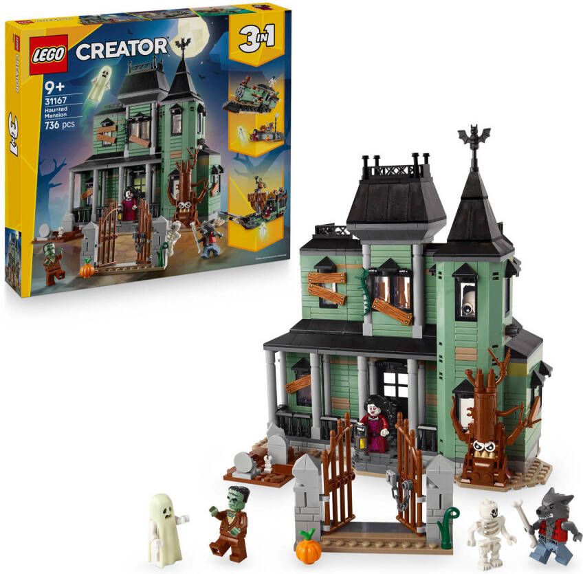 Lego Creator 3-in-1 Spookhuis 31167 - Foto 4