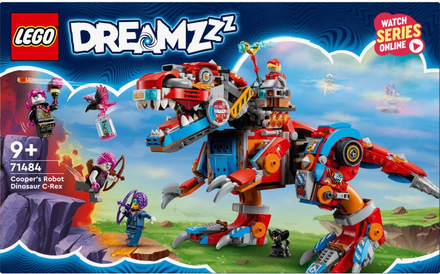 LEGO DREAMZzz 2-in-1 Coopers robotdinosaurus C. Rex Dinosaurus Speelgoed voor Kinderen 71484