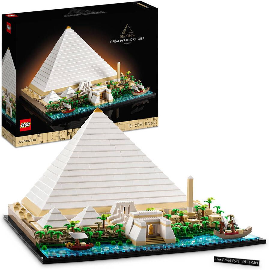 Lego Architecture Grote Piramide van Gizeh 21058 - Foto 6