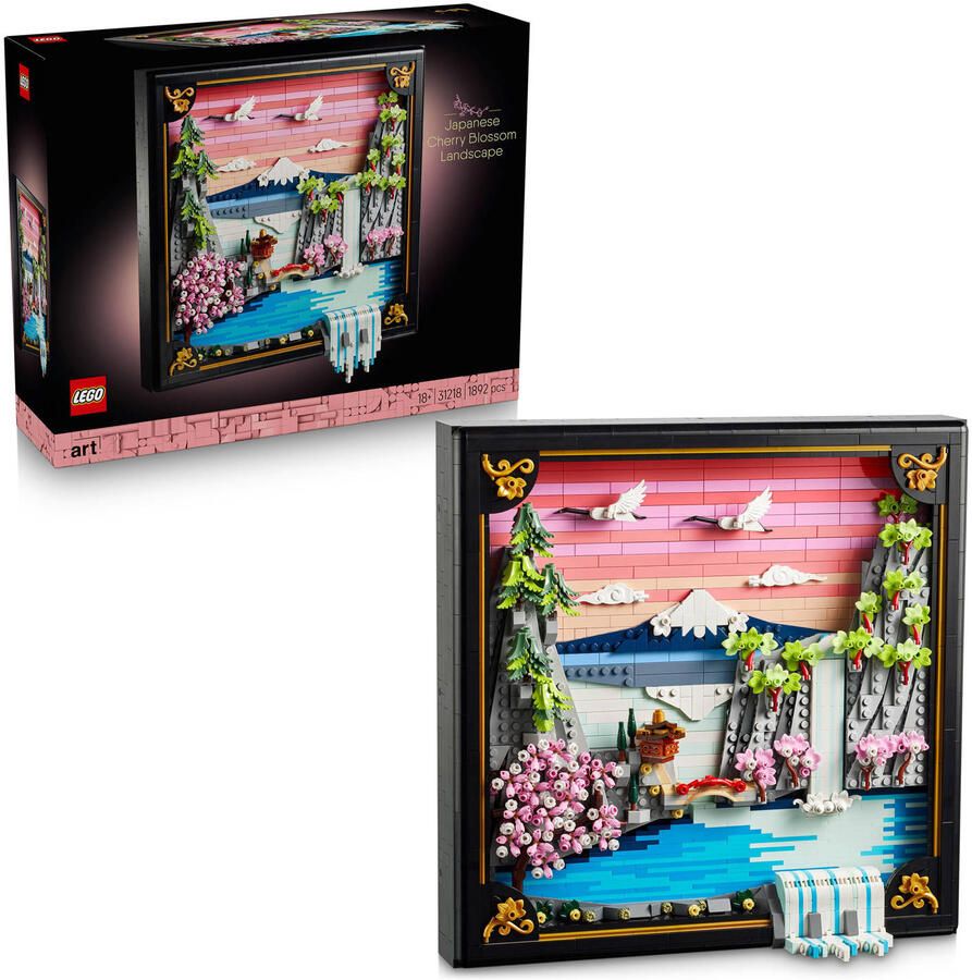 LEGO Art Landschap met Japanse kersenbloesems 31218