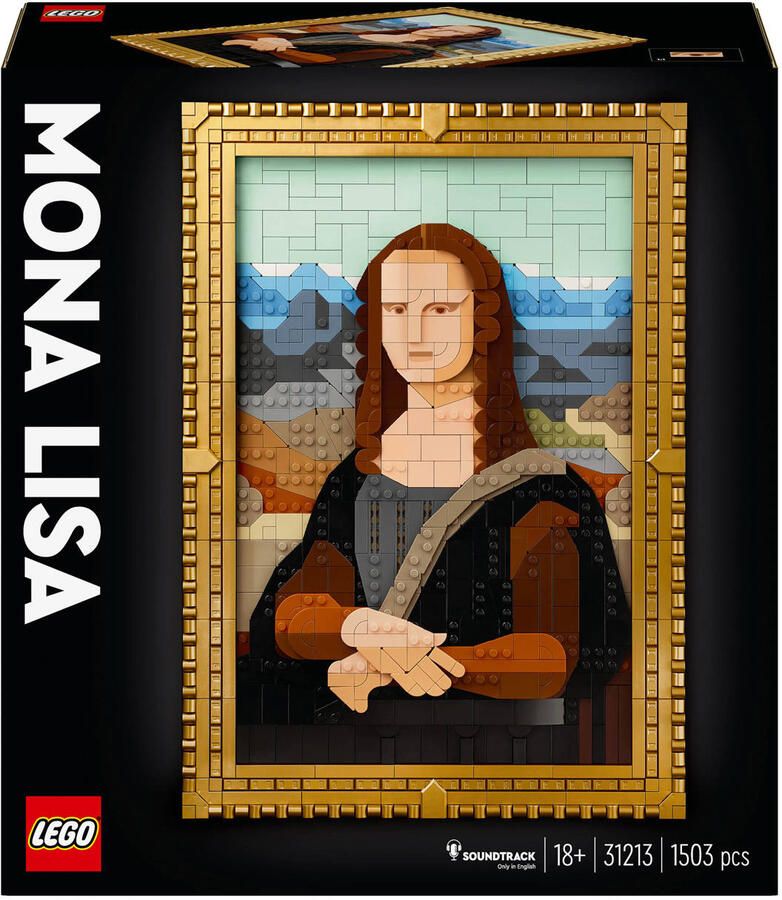 LEGO Art Mona Lisa Woonaccessoire Bouwpakket voor Volwassenen en Creatieve Hobby 31213 - Foto 3