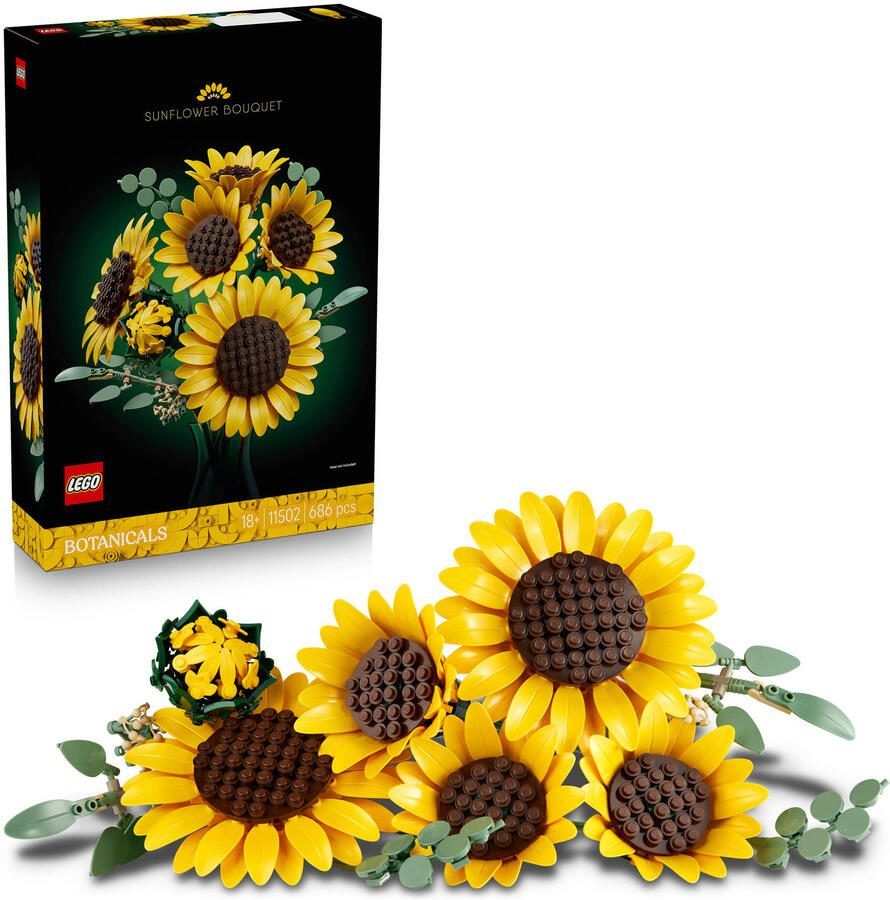 LEGO Botanical Collection Boeket met Zonnebloemen Woondecoratie 11502