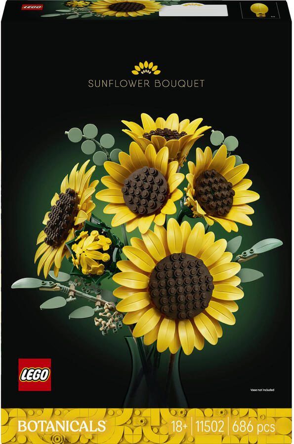 LEGO Botanical Collection Boeket met Zonnebloemen Woondecoratie 11502 - Foto 3