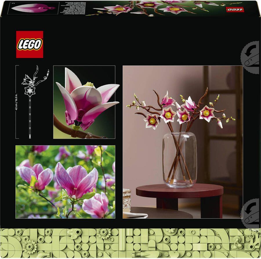 LEGO Botanical Collection Magnoliatakken Bloemen Set 11510 - Foto 3