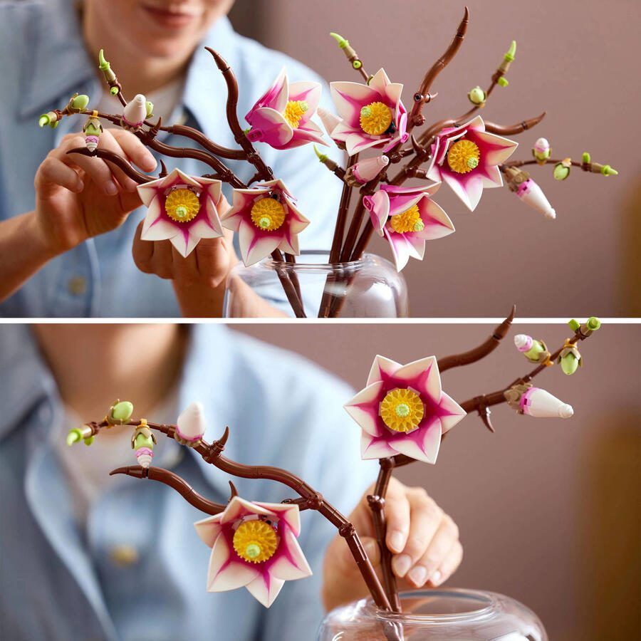 LEGO Botanical Collection Magnoliatakken Bloemen Set 11510 - Foto 4