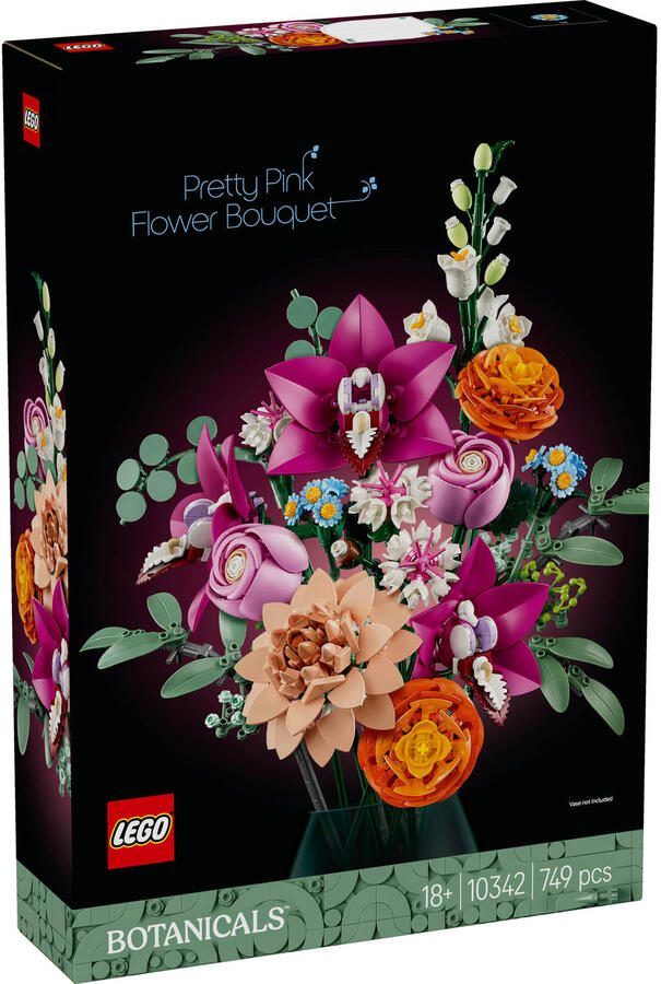 LEGO Botanical Collection Roze boeket bloemen decoratie 10342 - Foto 4