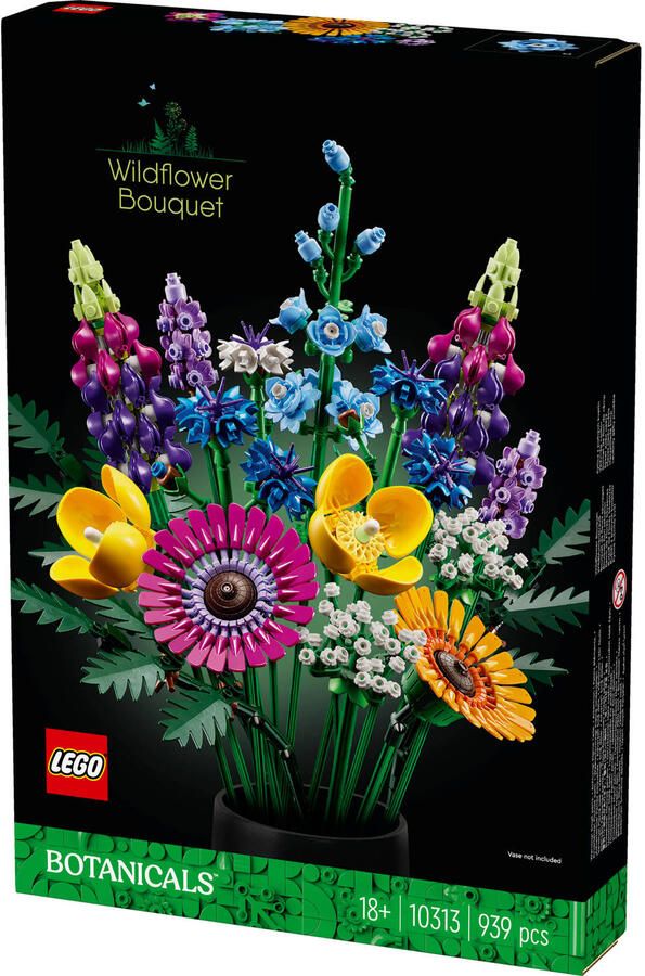 LEGO Icons Wilde Bloemen Boeket Bouwset voor Volwassenen Botanical Collection 10313 - Foto 5