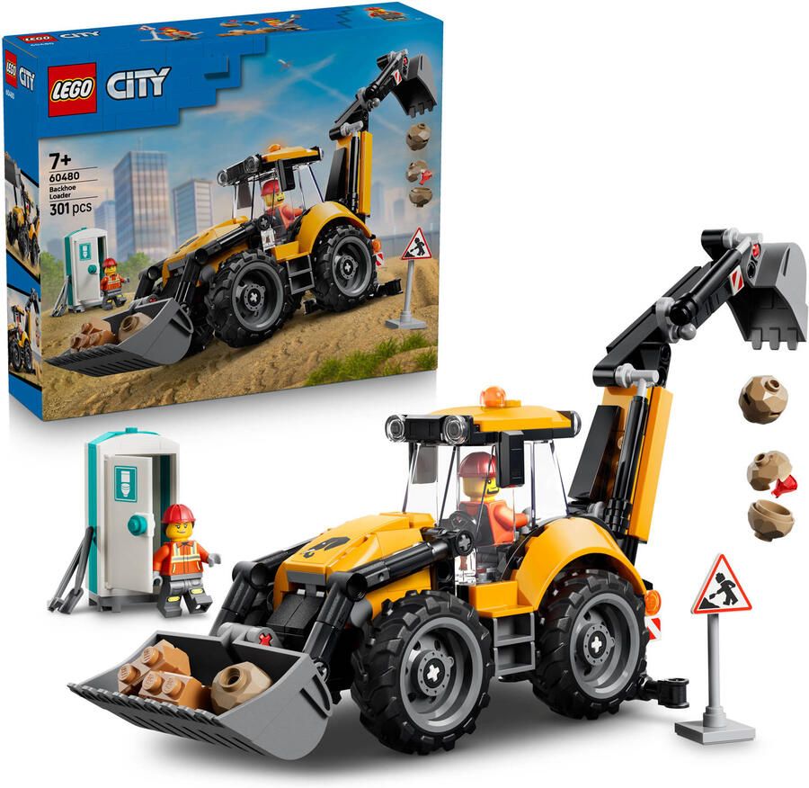 Lego City Gele graaflaadmachine 60480 - Foto 3