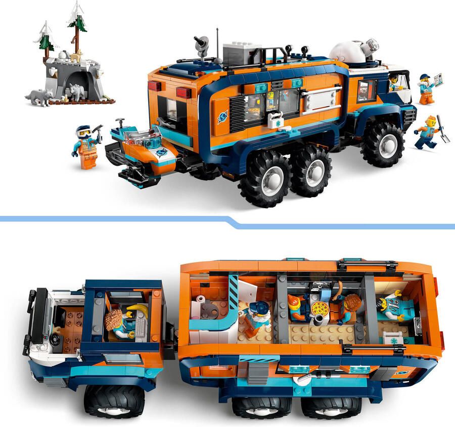 LEGO City Laboratoriumtruck op de Noordpool Bouwset 60471 - Foto 4